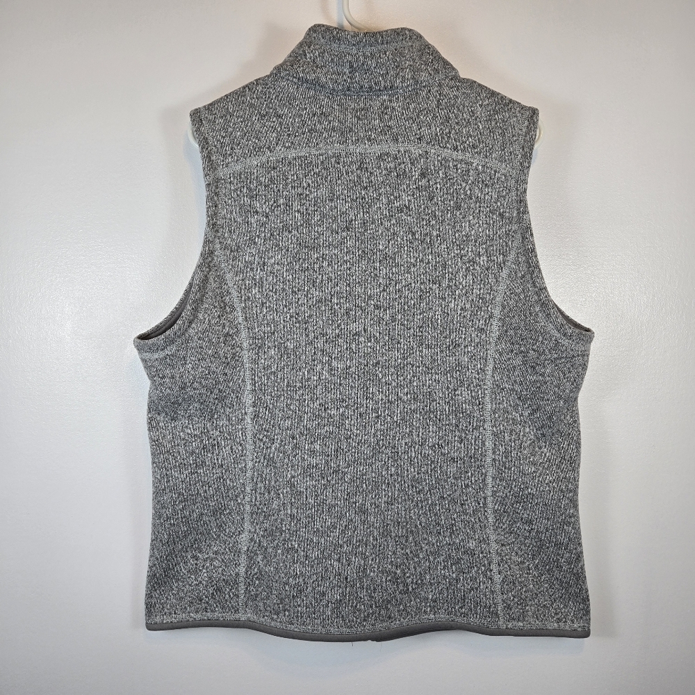 Patagonia Heather Gray Fleece Zip-Up Vest - Picture 9 of 13